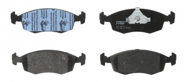 Купить GDB371 TRW Тормозные колодки передние Escort (4, 5, 6, 7) (1.4, 1.6, 1.8, 2.0) без датчика износа